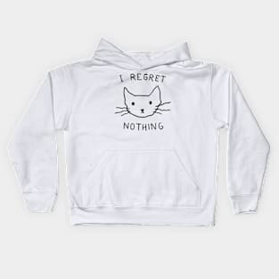 I regret nothing Kids Hoodie